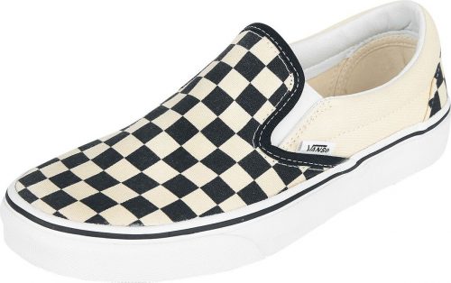 Vans Classic Slip On Checkerboard tenisky cerná/špinave bílá