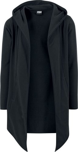 Urban Classics Long Hooded Open Edge Cardigan Cardigan černá