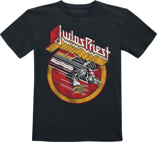 Judas Priest Kids - SFV Solid Circle Vintage detské tricko černá