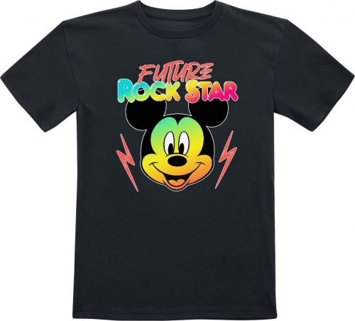 Mickey & Minnie Mouse Kids - Future Rockstar detské tricko černá