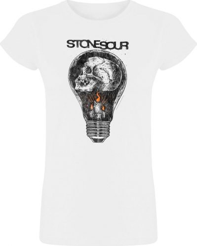 Stone Sour Skull Bulb Dámské tričko bílá