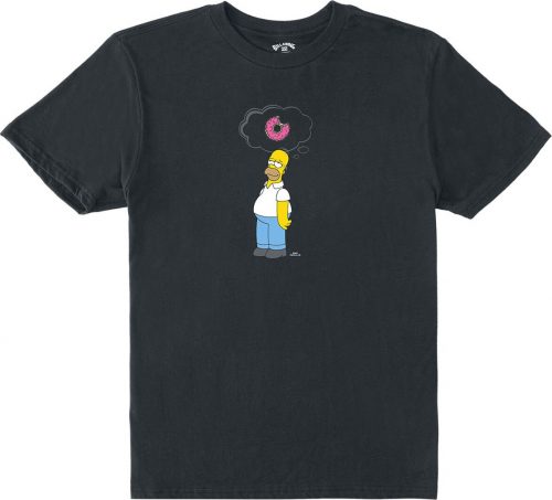 Billabong Simpsons Donut Tričko černá