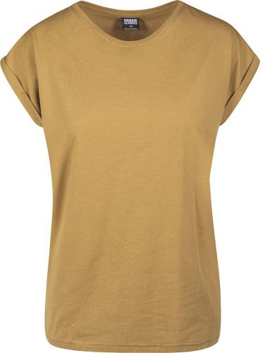 Urban Classics Ladies Extended Shoulder Tee Dámské tričko písková