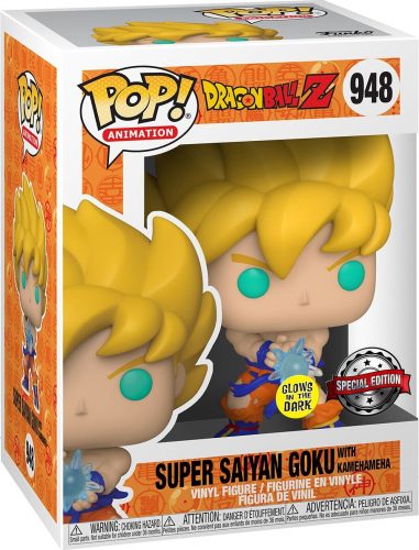 Dragon Ball Vinylová figurka č. 948 Super Saiyan Goku with Kamehameha (GITD) Sberatelská postava standard