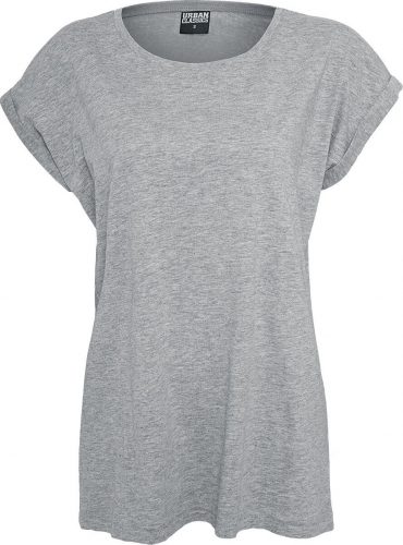 Urban Classics Ladies Extended Shoulder Tee Dámské tričko šedá