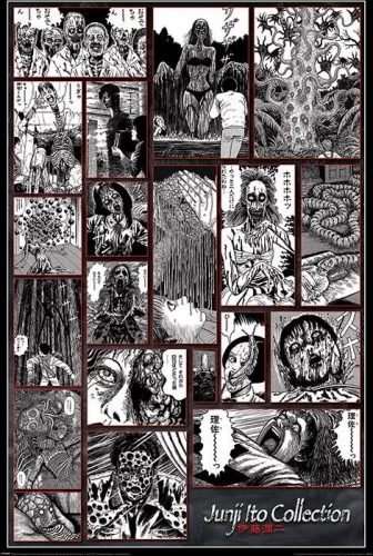 Junji Ito Collection of the Macabre plakát vícebarevný
