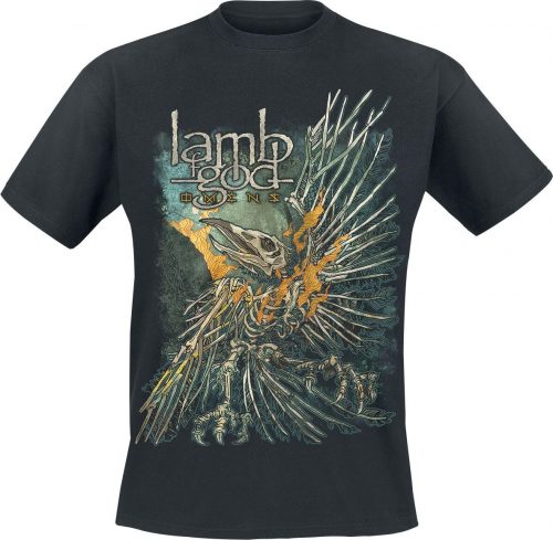 Lamb Of God Omens Album Cover Tričko černá