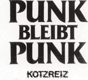 Kotzreiz Punk bleibt Punk LP barevný