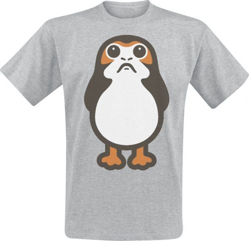 Star Wars Big Porg Tričko šedá