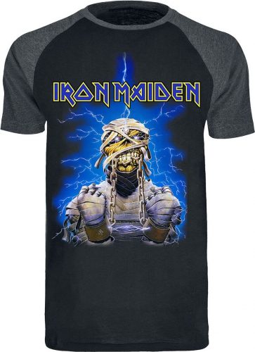 Iron Maiden Powerslave Mummy Tričko cerná/šedá