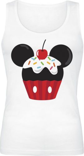 Mickey & Minnie Mouse Cupcake Dámský top bílá