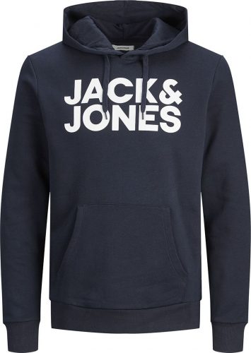 Jack & Jones Corp Logo detská mikina s kapucí námořnická modrá