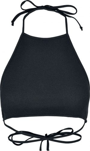 Urban Classics Dámský žebrovaný crop top Dámský top černá