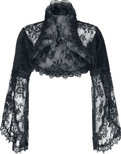 Sinister Gothic Gothic Bolero Bolérko černá