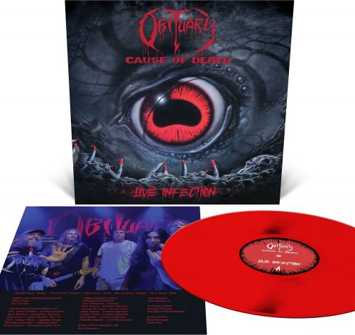 Obituary Cause of death - Live infection LP červená