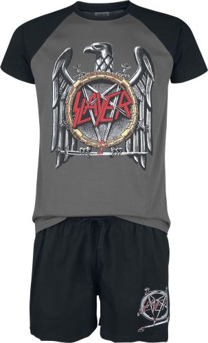 Slayer Logo pyžama cerná/šedá