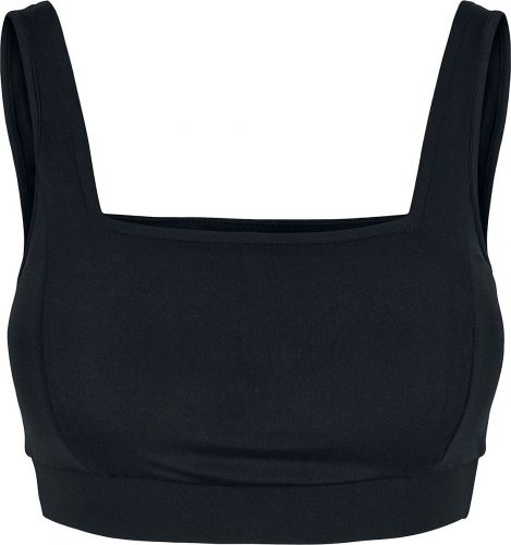 Urban Classics Ladies Recycled Squared Sports Bra Korzet černá