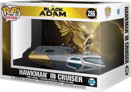 Black Adam Hawkman in Cruiser (Pop! Ride Super-Deluxe) Vinyl Figur 286 Sberatelská postava standard