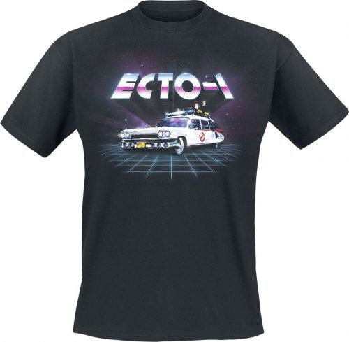 Ghostbusters Ecto-1 Tričko černá