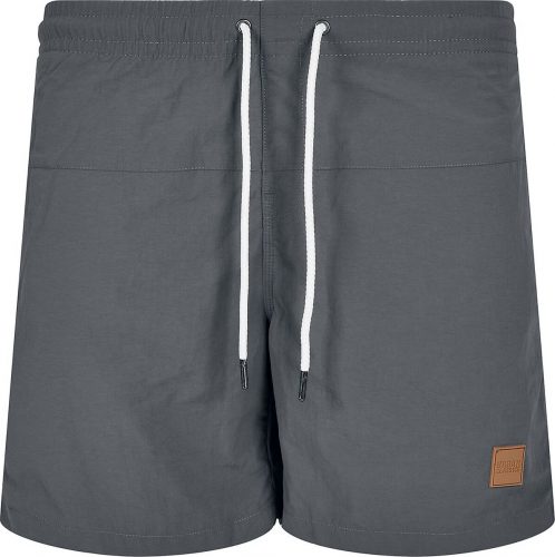 Urban Classics Block Swim Shorts Pánské plavky charcoal