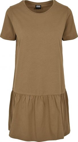 Urban Classics Dámské tričkové šaty Valance Šaty khaki