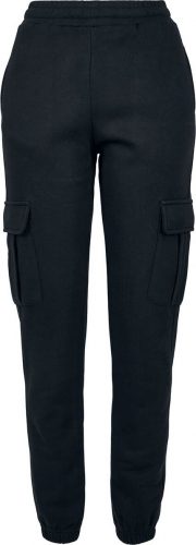 Urban Classics Ladies High Waist Cargo Sweat Pants Dámské tepláky černá