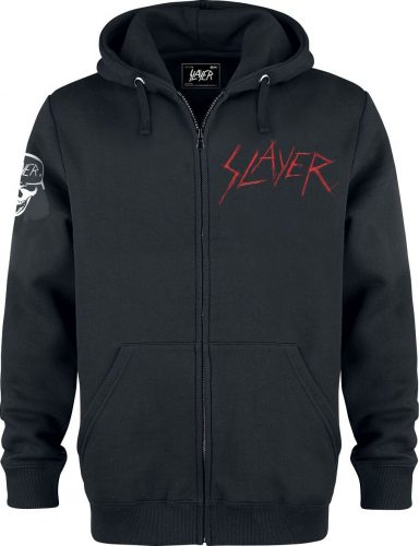 Slayer Sword Skull Mikina s kapucí na zip černá