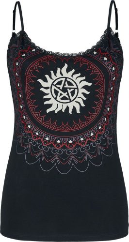 Supernatural Lace and Boho Dámský top černá