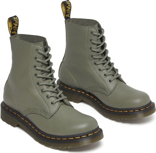 Dr. Martens 1460 Pascal Camouflage Khaki Virginia boty zelená