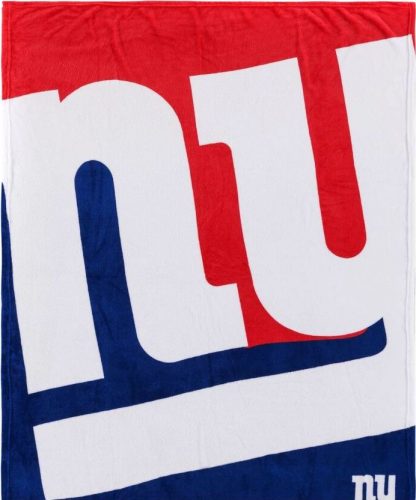 NFL New York Giants - Kuschelige Plüschdecke Deka modrá/cervená/bílá