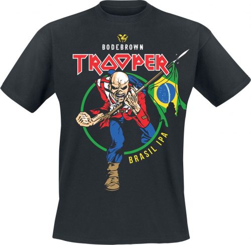 Iron Maiden Brasil Blk Tričko černá