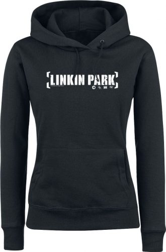 Linkin Park Bracket Logo Dámská mikina s kapucí černá