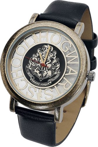 Harry Potter Hogwarts Náramkové hodinky cerná/zlatá