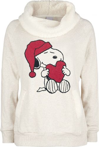 Peanuts Snoopy Winter Dámská mikina s nádechem béžové