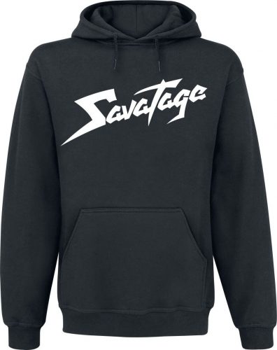 Savatage Logo Mikina s kapucí černá