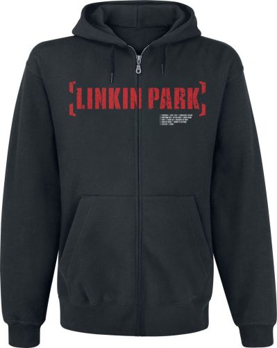 Linkin Park Meteora Red Mikina s kapucí na zip černá