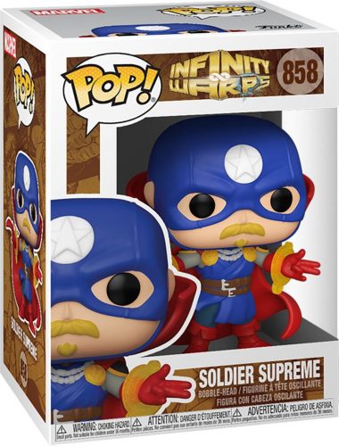 Marvel Vinylová figurka č. 858 Infinity Warps - Soldier Supreme Sberatelská postava standard