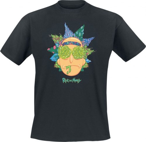 Rick And Morty Botanical Rick Tričko černá