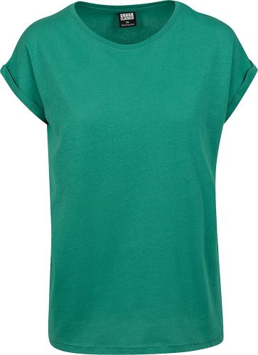 Urban Classics Ladies Extended Shoulder Tee Dámské tričko zelená