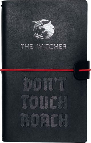 The Witcher Don't Touch Roach Notes cerná/cervená