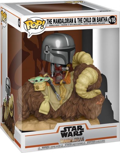 Star Wars The Mandalorian - The Mandalorian & The Child on Bantha (Pop! Deluxe) Vinyl Figur 416 Sberatelská postava standard