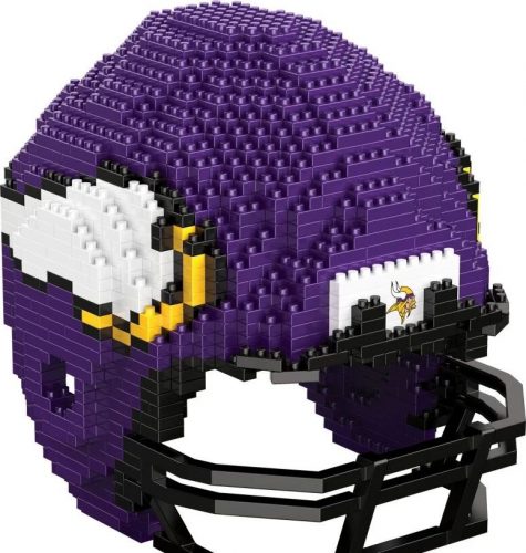 NFL Minnesota Vikings - 3D BRXLZ - Replika Helm Hracky vícebarevný