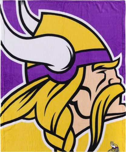NFL Minnesota Vikings - Kuschelige Plüschdecke Deka vícebarevný