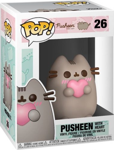 Pusheen Vinylová figurka č. 26 Pusheen with Heart Sberatelská postava standard