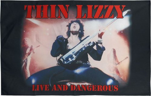 Thin Lizzy Live and dangerous Textilní plakát vícebarevný