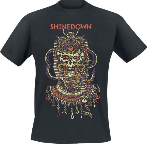 Shinedown Planet Zero Skull Tričko černá