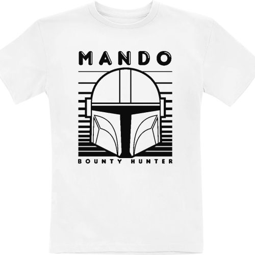 Star Wars Kids - Bounty Hunter - Mando detské tricko bílá