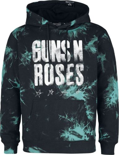 Guns N Roses EMP Signature Collection Mikina s kapucí cerná/tyrkysová