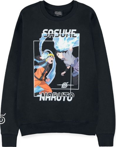 Naruto Shippuden - Naruto And Sasuke Mikina černá