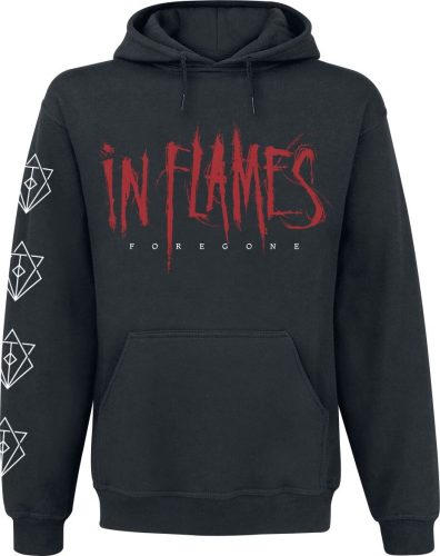 In Flames Foregone Cover Mikina s kapucí černá